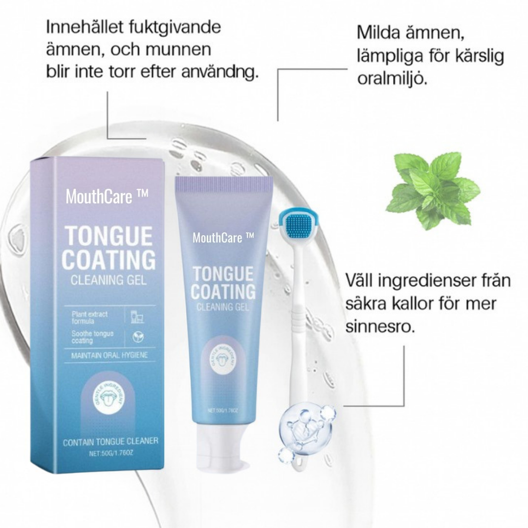 MouthCare™ | Säg adjö till beläggningar på tungan, dålig lukt och bakterier