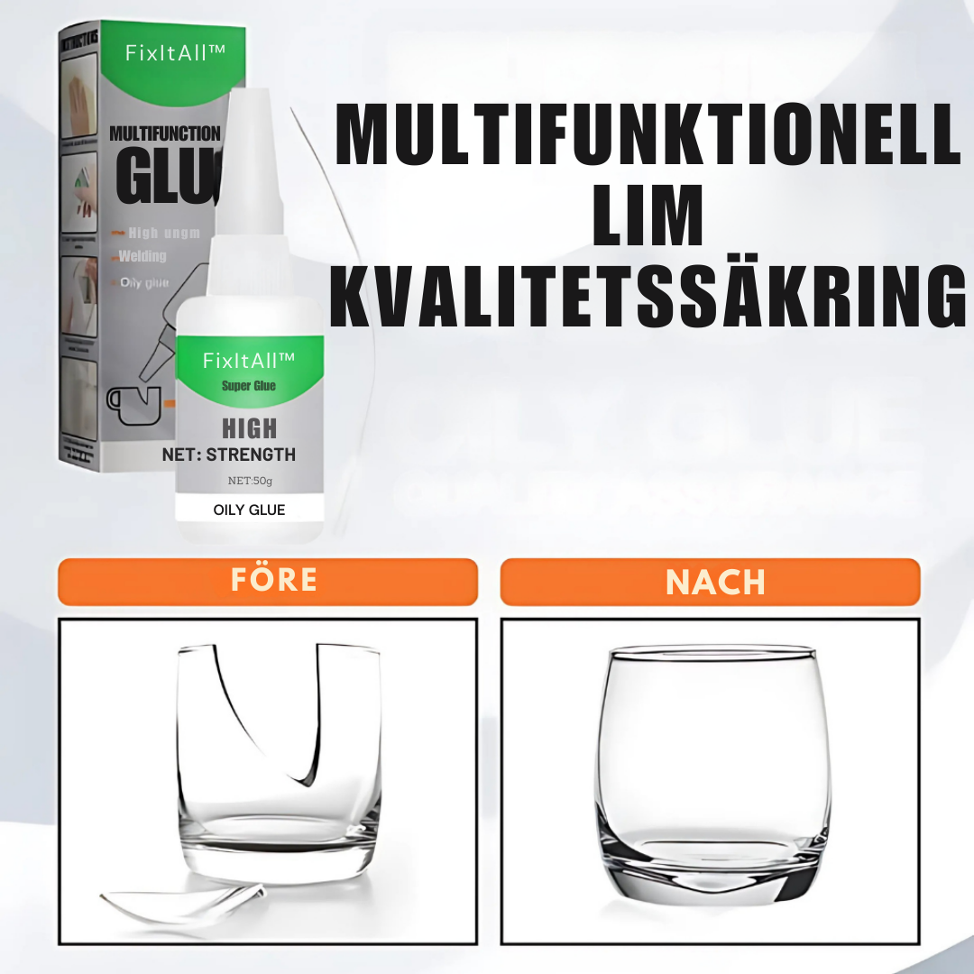 FixItAll™ | Vattentätt, dammtätt, höghållfast lim – reparera vad som helst på några sekunder