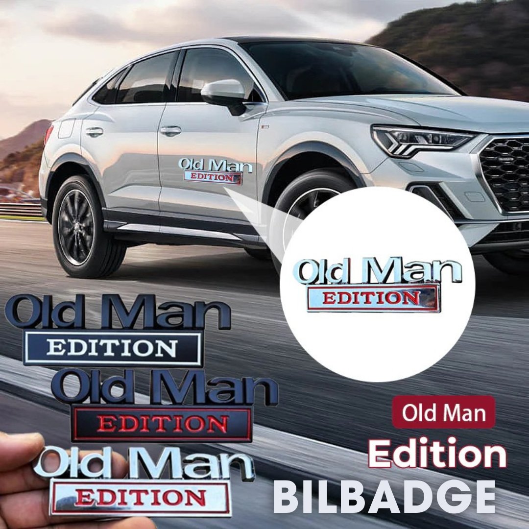 OldManEdition™ | Rolig emblem för din bil
