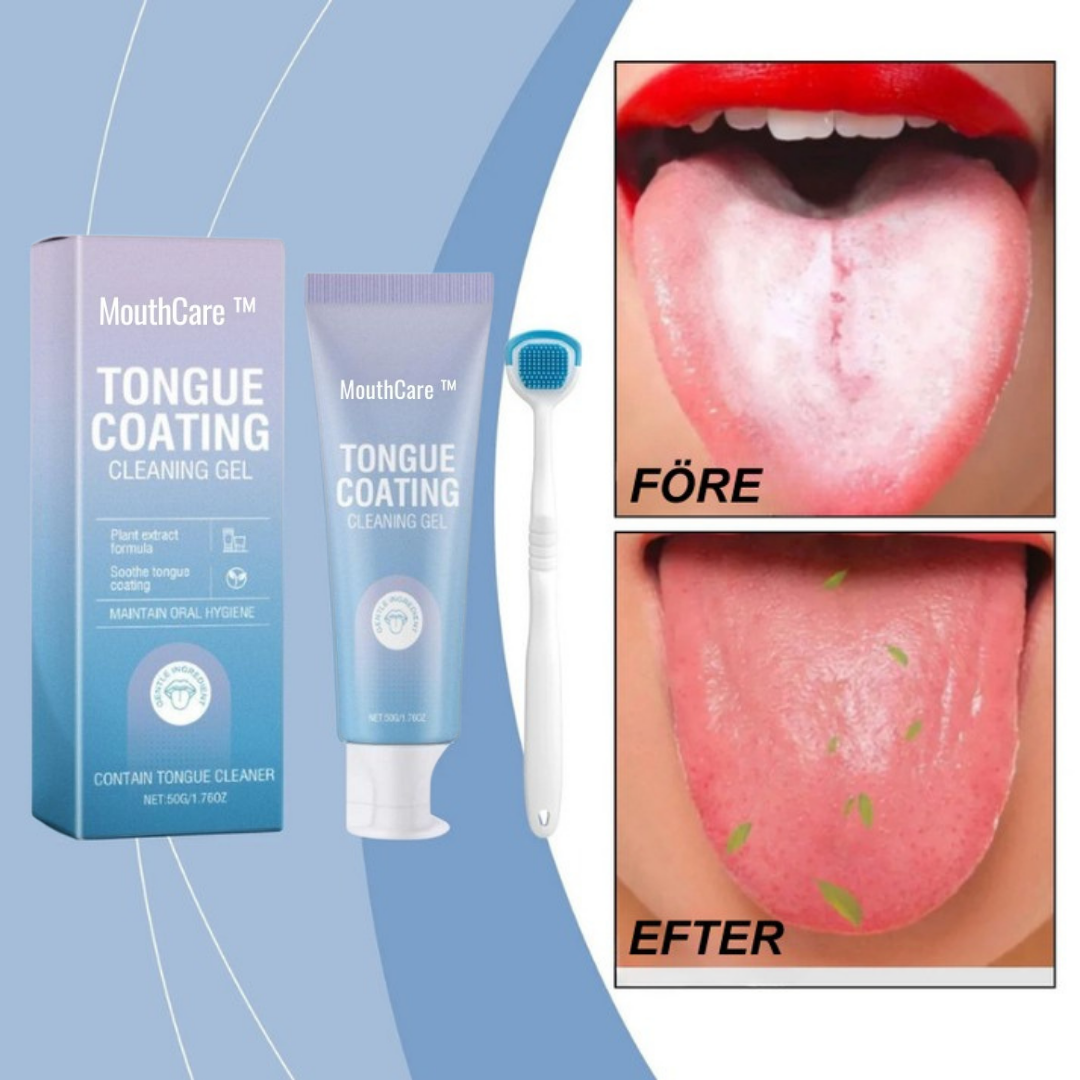 MouthCare™ | Säg adjö till beläggningar på tungan, dålig lukt och bakterier