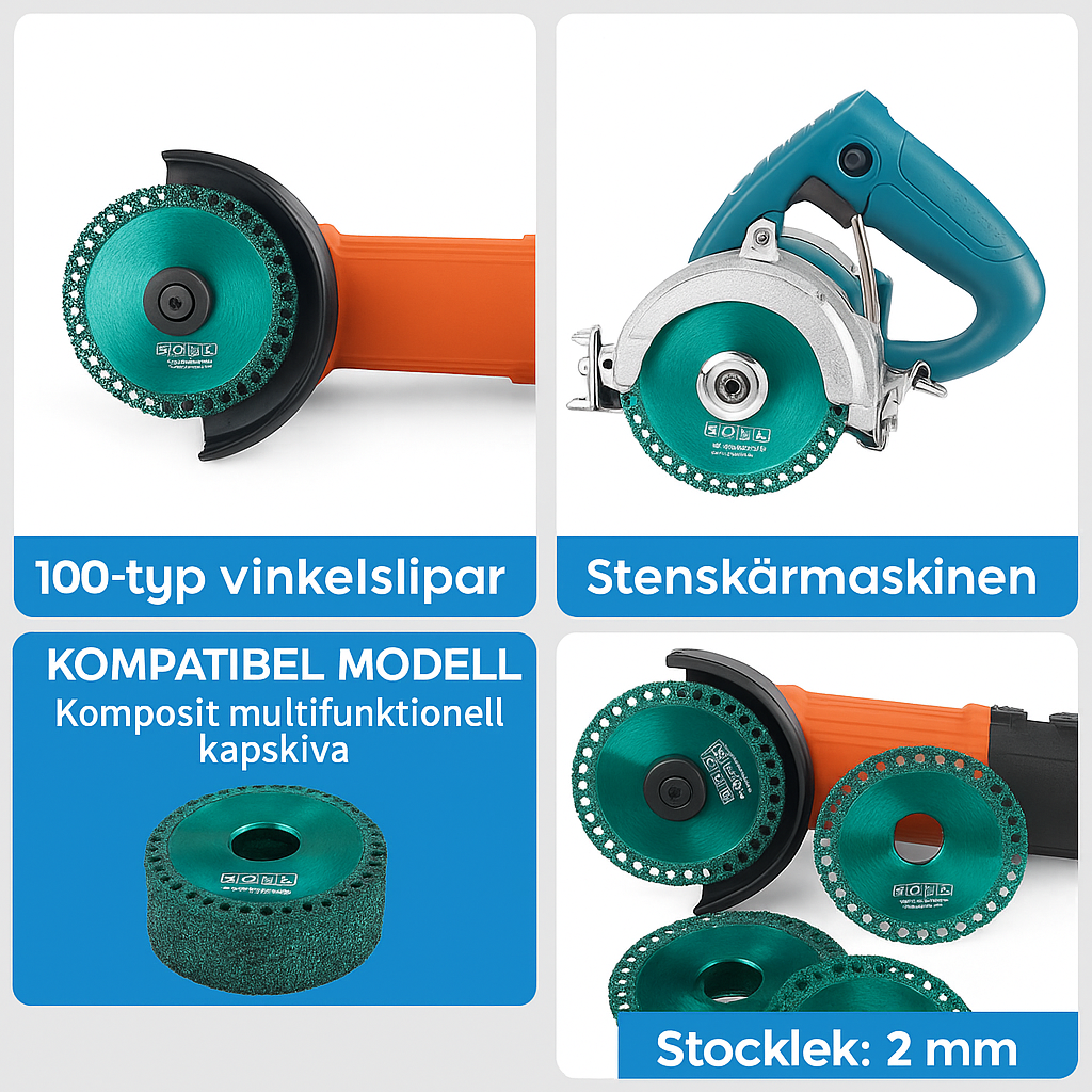 DiamondKraftSkiva™ | Kraftfull slipning skiva med diamantprecision