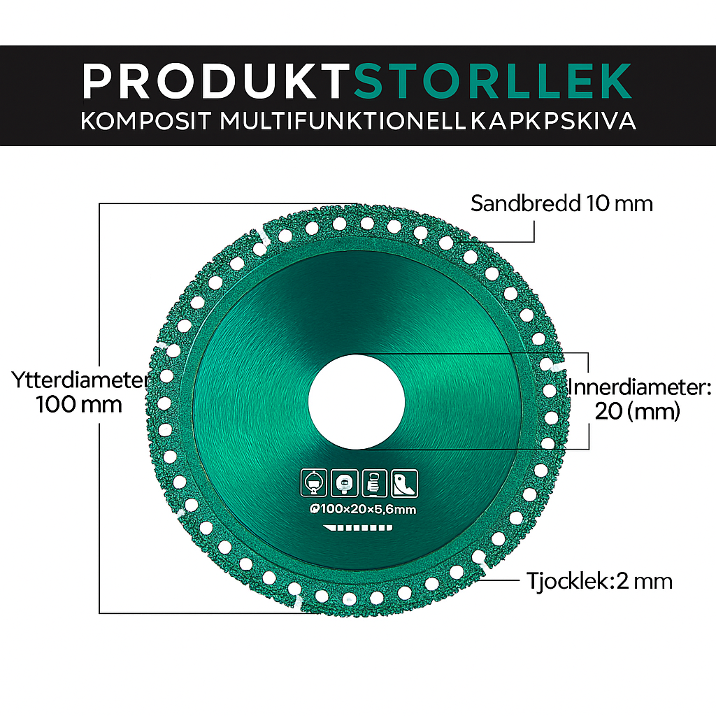 DiamondKraftSkiva™ | Kraftfull slipning skiva med diamantprecision