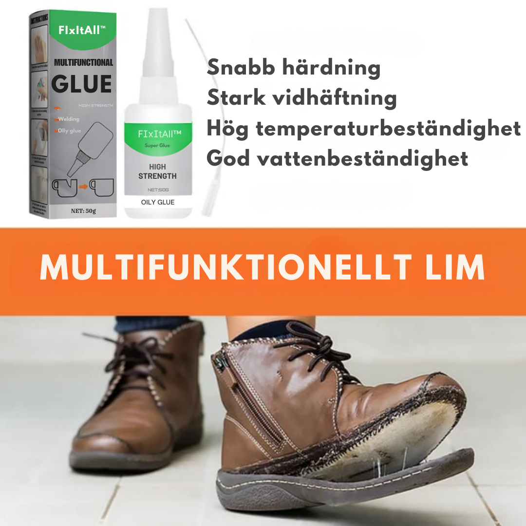 FixItAll™ | Vattentätt, dammtätt, höghållfast lim – reparera vad som helst på några sekunder