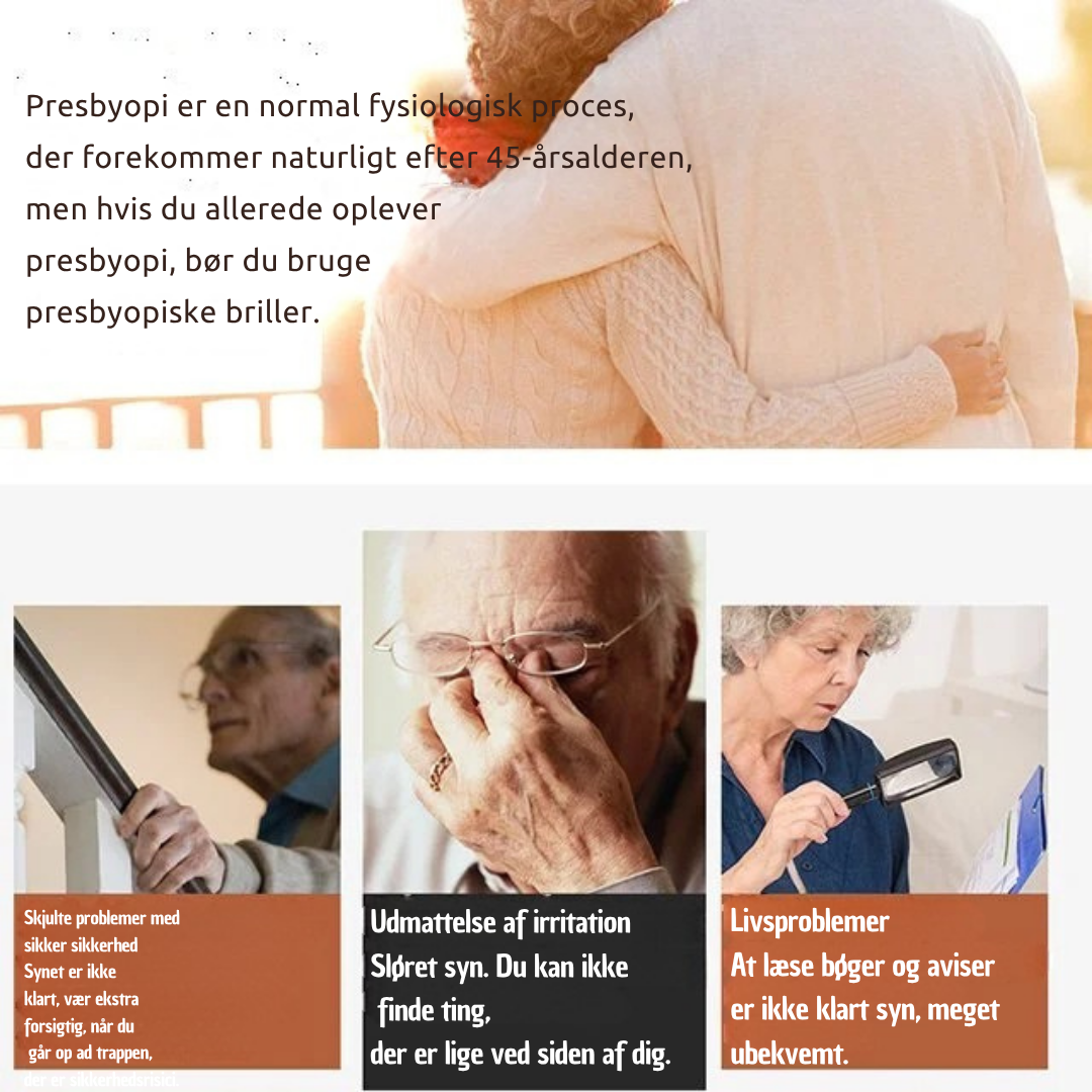 EyeCare™ | Läsglasögon med hög hårdhet och blåljusskydd för både när- och avståndsseende