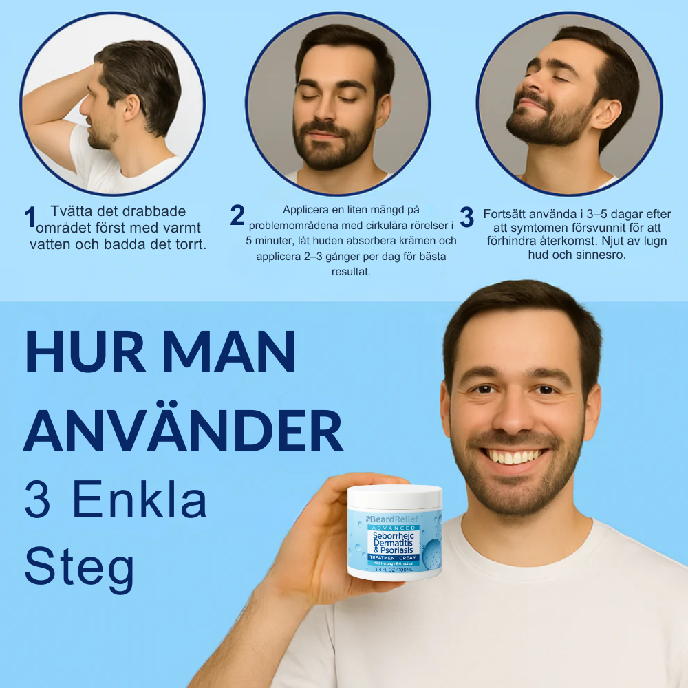 BeardCare™ | Skäggreparationskräm 1+1 GRATIS eller 2+2 GRATIS med extra rabatt!