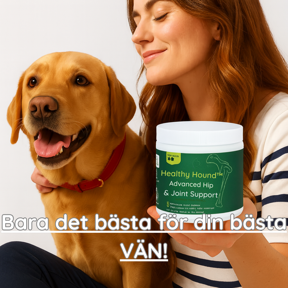 HealthyHound™ | 3-i-1 Probiotika som främjar din hunds Mag-, Hud- & Energiproblem. NU 1+1 GRATIS & 2+2 GRATIS MED EXTRA RABATT