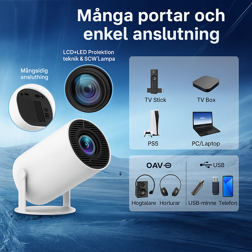 BeamAir™ | Förvandla vilken vägg som helst till din bioduk