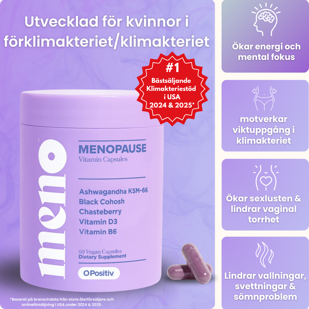 MenoVit™ | Hormonbalans & Stöd vid klimakteriet