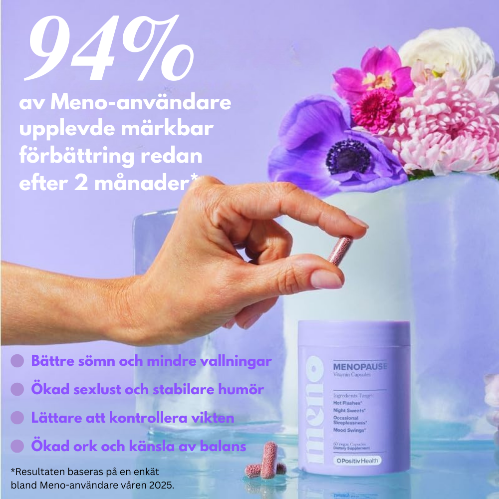 MenoVit™ | Hormonbalans & Stöd vid klimakteriet