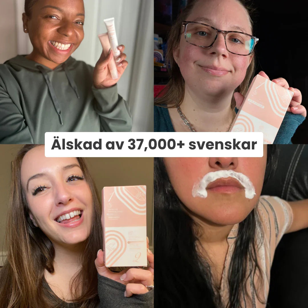 Hårborttagningsset med vårdande fuktighetskräm | Specialpris för 4 eller 6 set!