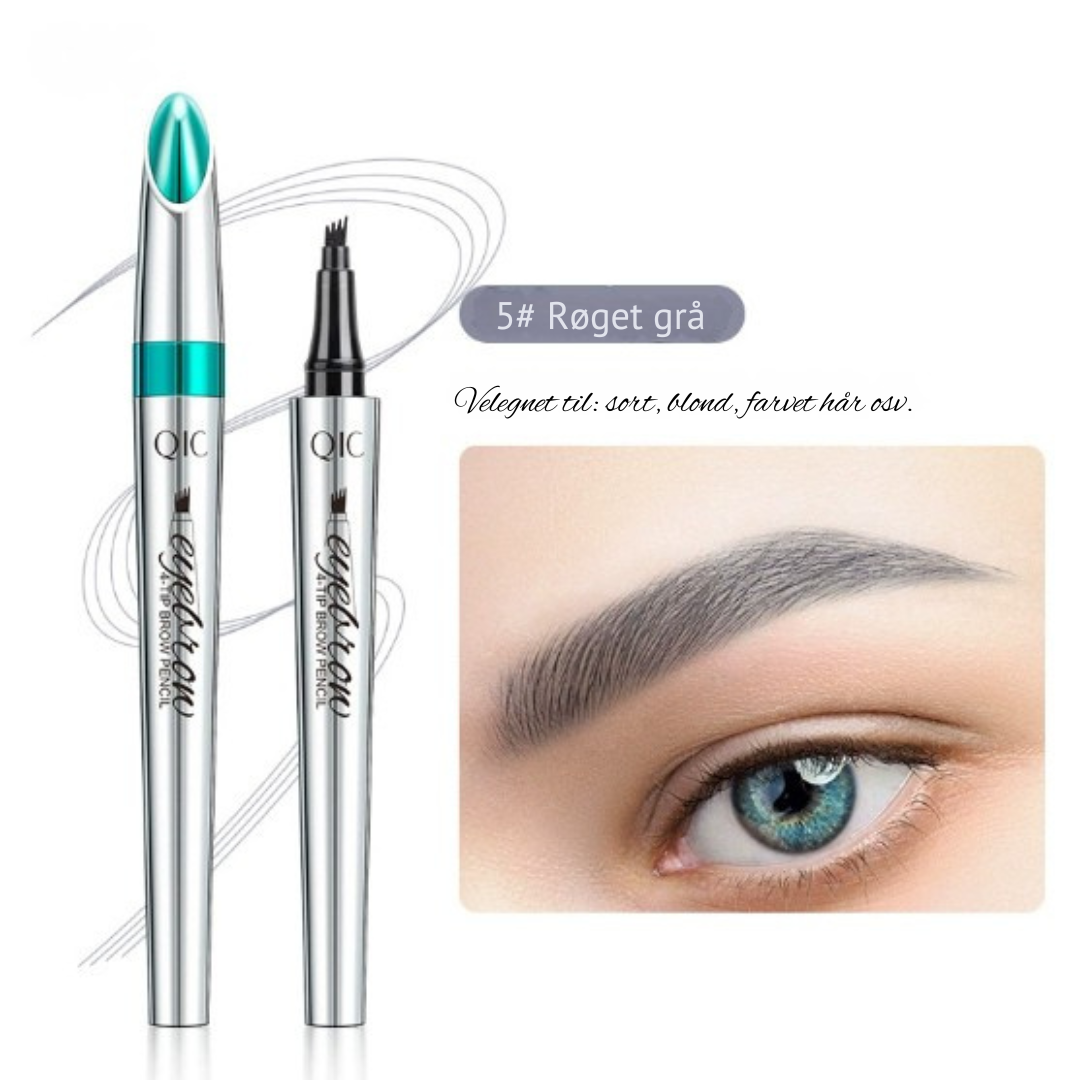 LashPro | 3D Vattentät mikroblading ögonbrynsstift 4 gaffelspets tatueringsstift (2-pack)