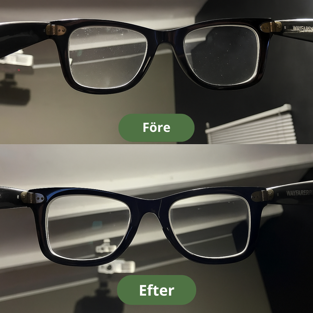 OptiKlar™ | Kristallklar sikt utan putsdukar