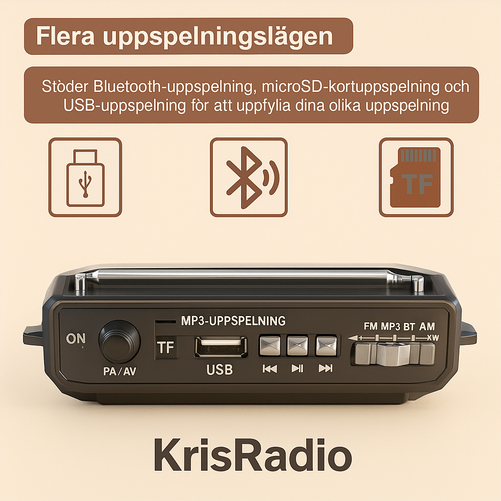 KrisRadio™ | Din livlina när internet slutar fungera