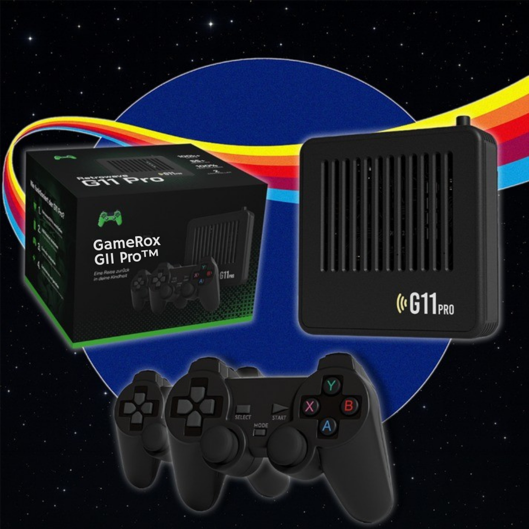 GameRox G11 Pro™ | Återupplev barndomen med retrospel