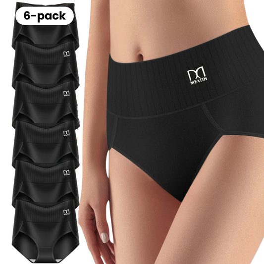 Avera ™ | 6-pack Andas & Bekväma Höga Midjetrosor med Magstöd