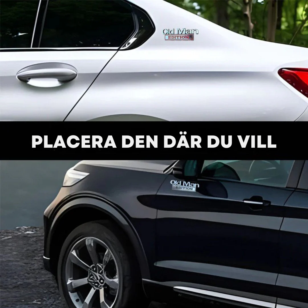 OldManEdition™ | Rolig emblem för din bil
