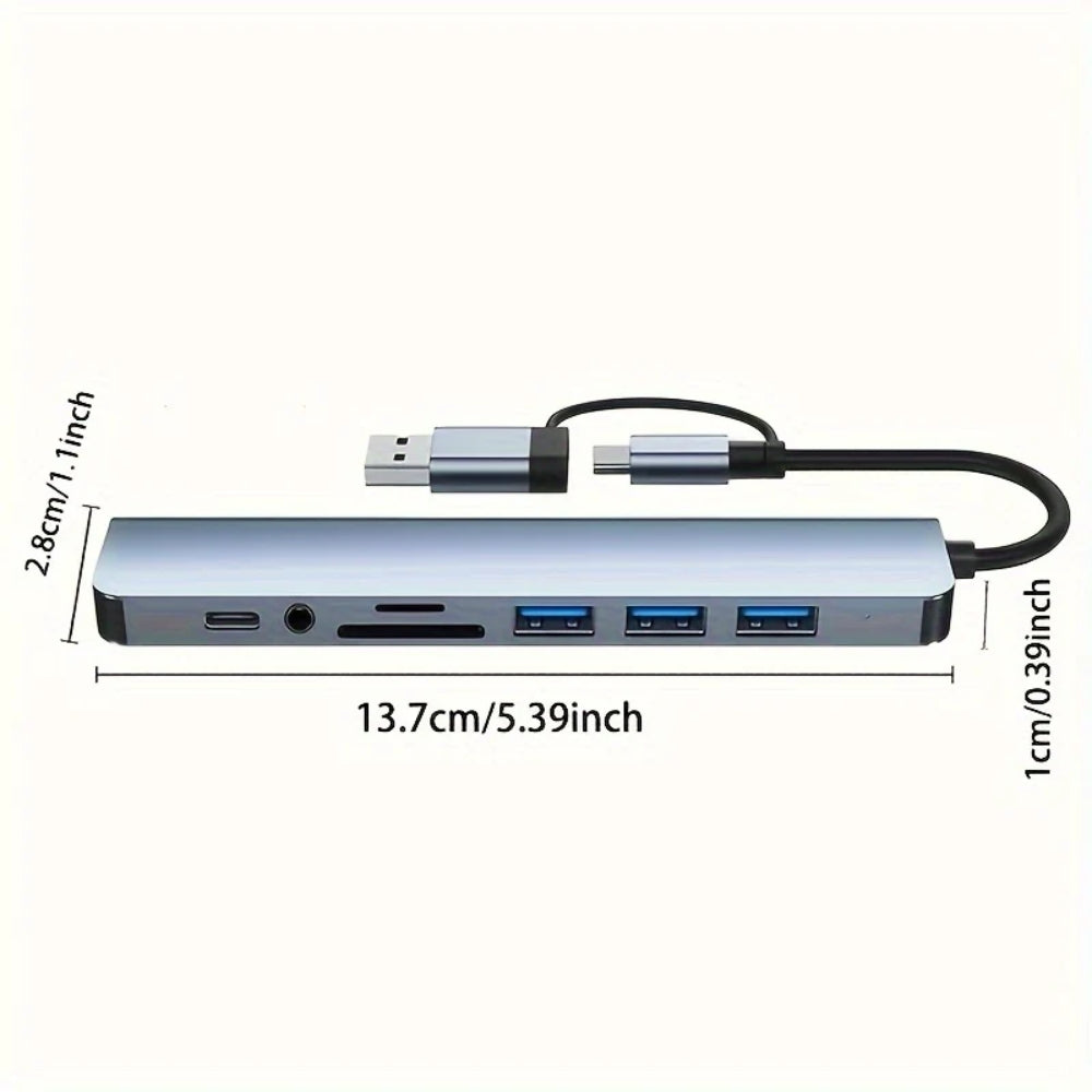 ConnectAll™ | 8-i-2 USB-hub för alla enheter