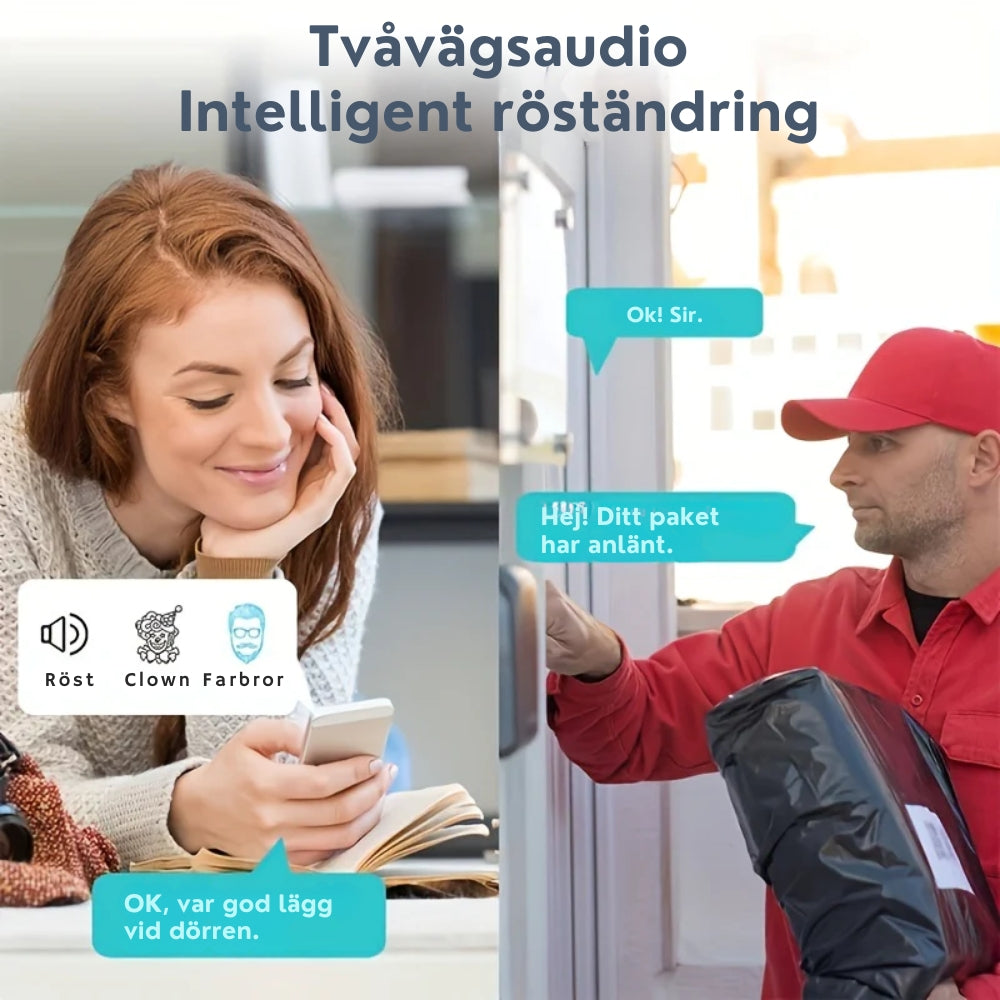 Tring Doorbell™ | Videodörrklocka för trygghet hemma