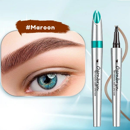 LashPro | 3D Vattentät mikroblading ögonbrynsstift 4 gaffelspets tatueringsstift (2-pack)