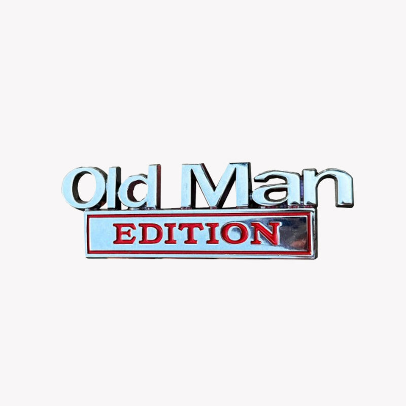 OldManEdition™ | Rolig emblem för din bil