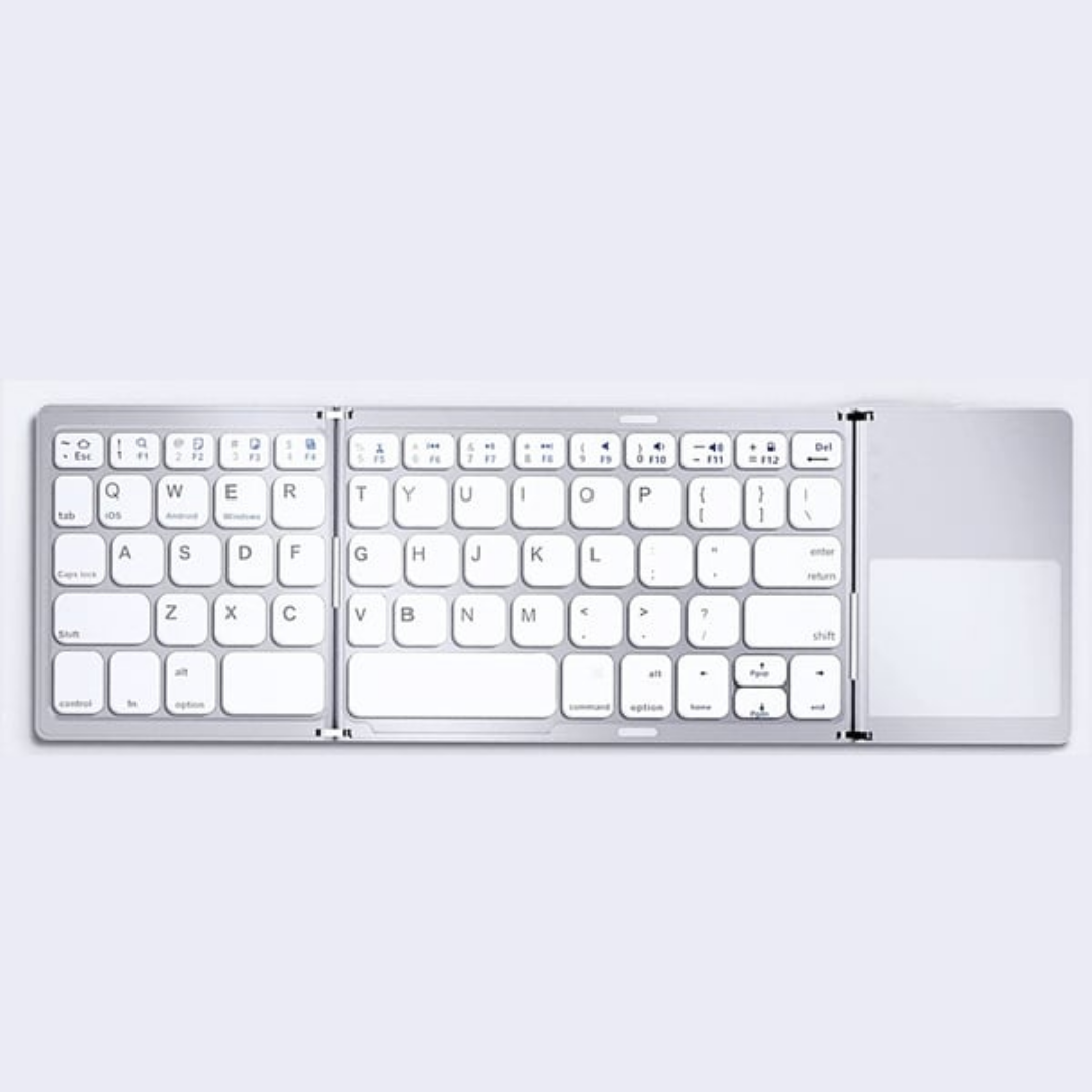 ThreeFold™ | Allt i ett vikbart tangentbord med touchpad.