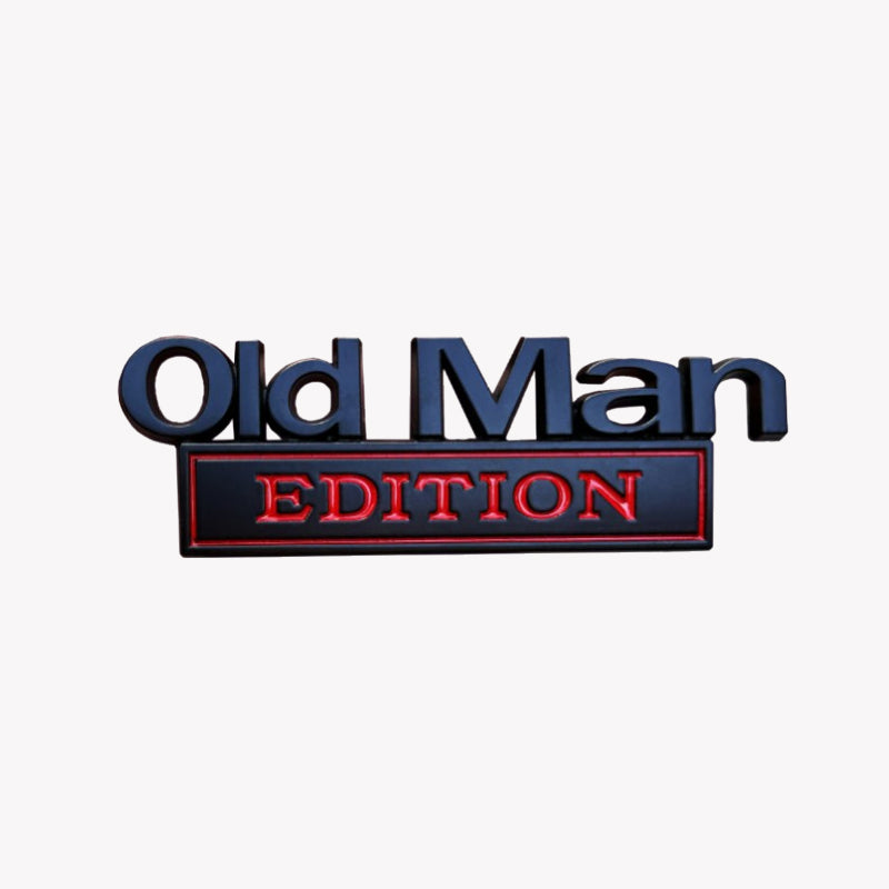 OldManEdition™ | Rolig emblem för din bil
