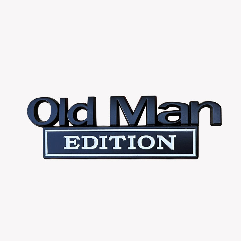 OldManEdition™ | Rolig emblem för din bil