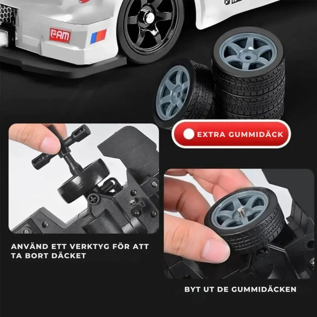 RC Drifter GT™ | 4WD Drift-RC-Bil, Snabbladdning & Action!