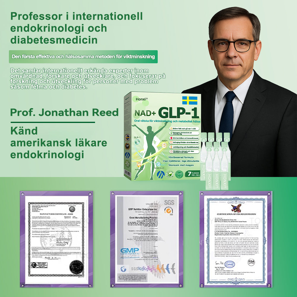 SmartHealth™ NAD+GLP-1 Oral vätska för viktminskning och metabolisk hälsa! Se erbjudandena