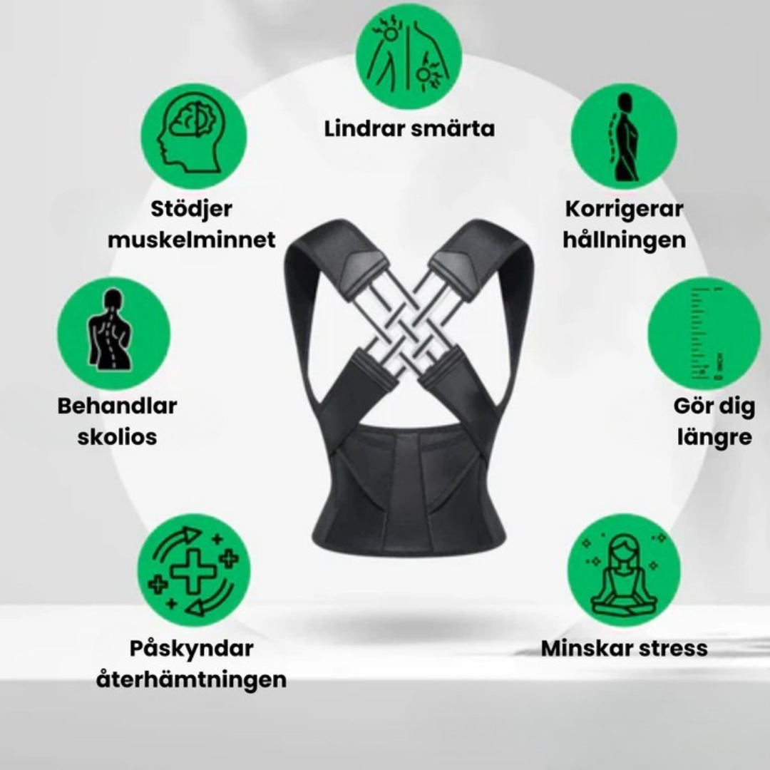 SpineEase™ | Lindra ryggont & stå rak med stolthet