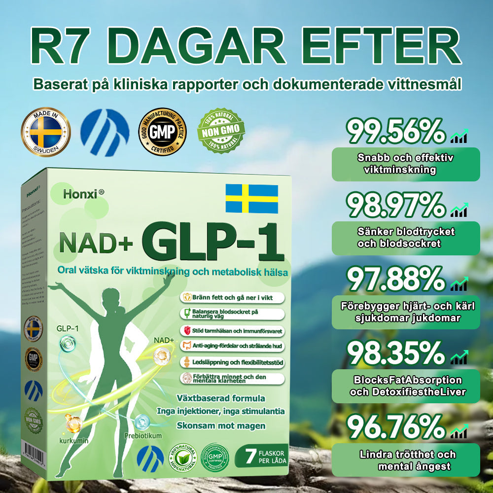 SmartHealth™ NAD+GLP-1 Oral vätska för viktminskning och metabolisk hälsa! Se erbjudandena