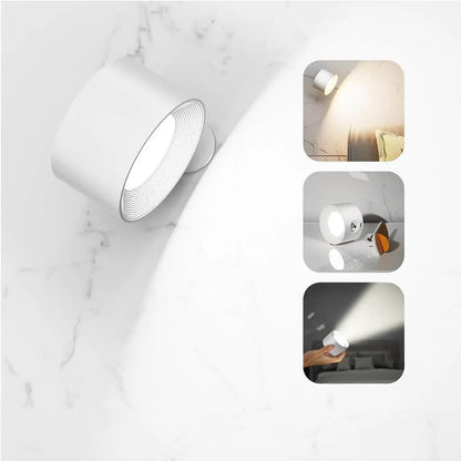 SkanDesignLight™ – sladdlös, uppladdningsbar och fjärrstyrd vägglampa i skandinavisk design