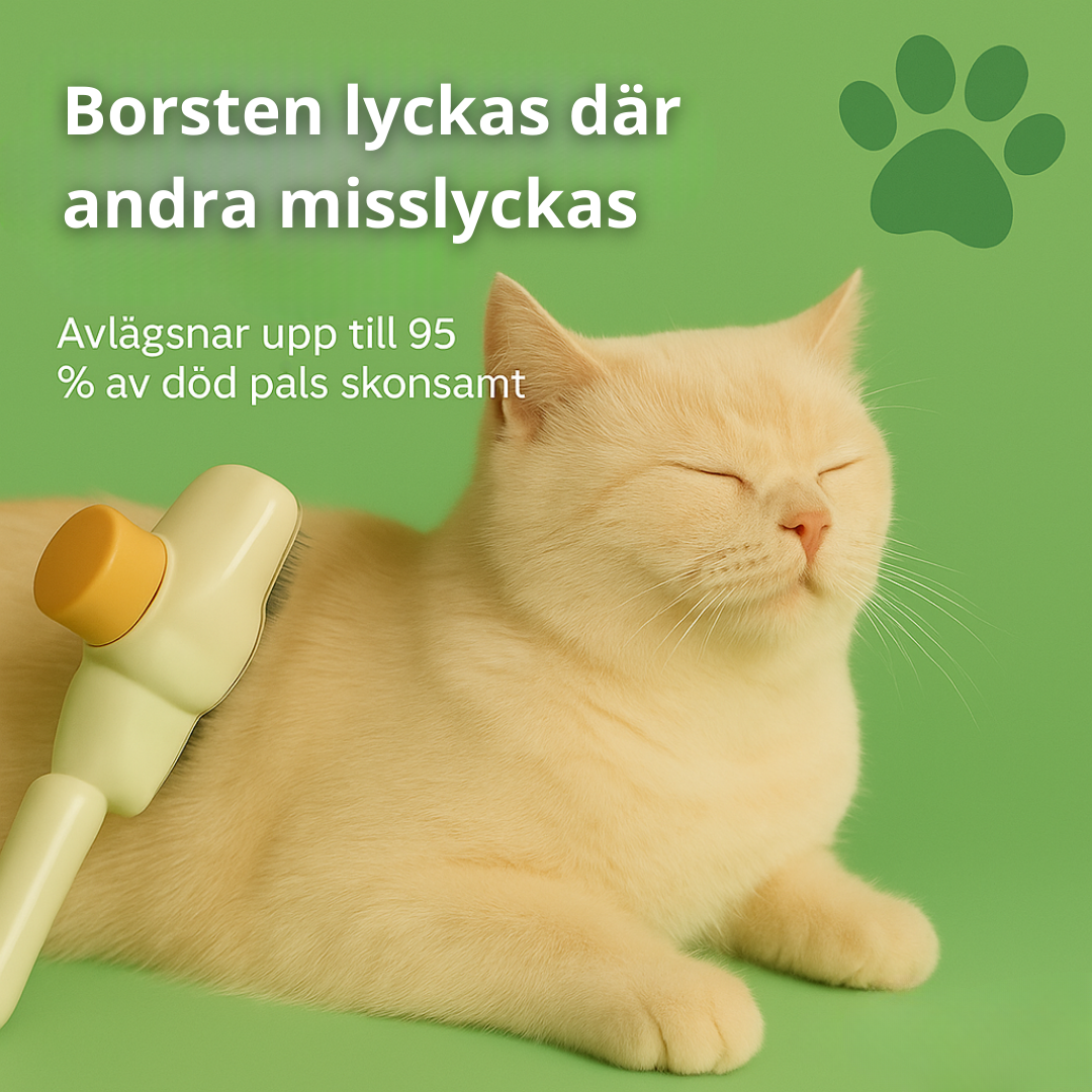 CatGroom™ | Borsten som tar bort underull utan kämpande