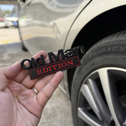 OldManEdition™ | Rolig emblem för din bil