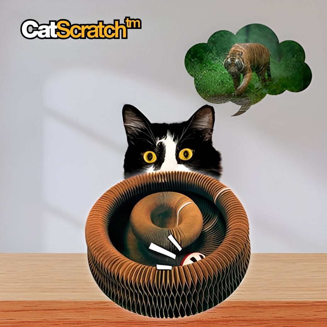 CatScratch™ | Rolig klöslek för aktiva katter