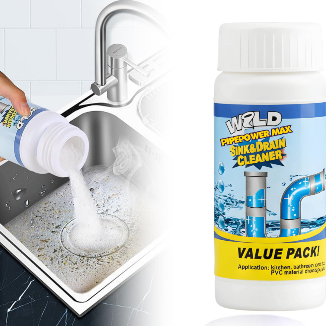 PipePower Max™ |  Kraftfull rör- och avloppsrensare för kök & badrum