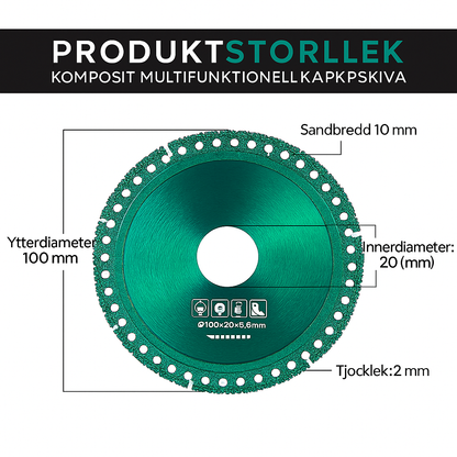 DiamondKraftSkiva™ | Kraftfull slipning skiva med diamantprecision
