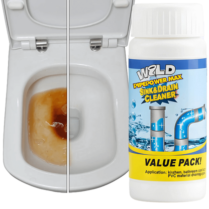 PipePower Max™ |  Kraftfull rör- och avloppsrensare för kök & badrum
