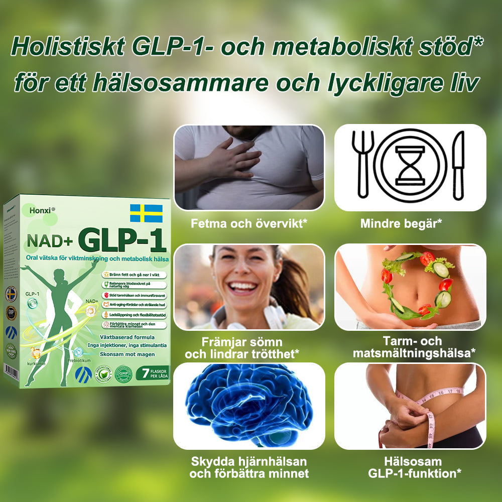 SmartHealth™ NAD+GLP-1 Oral vätska för viktminskning och metabolisk hälsa! Se erbjudandena