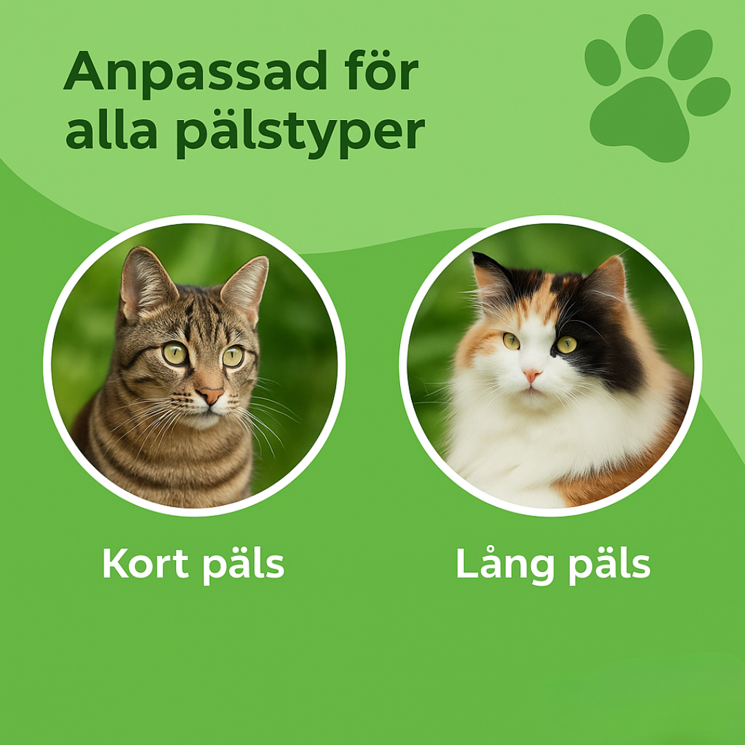 CatGroom™ | Borsten som tar bort underull utan kämpande