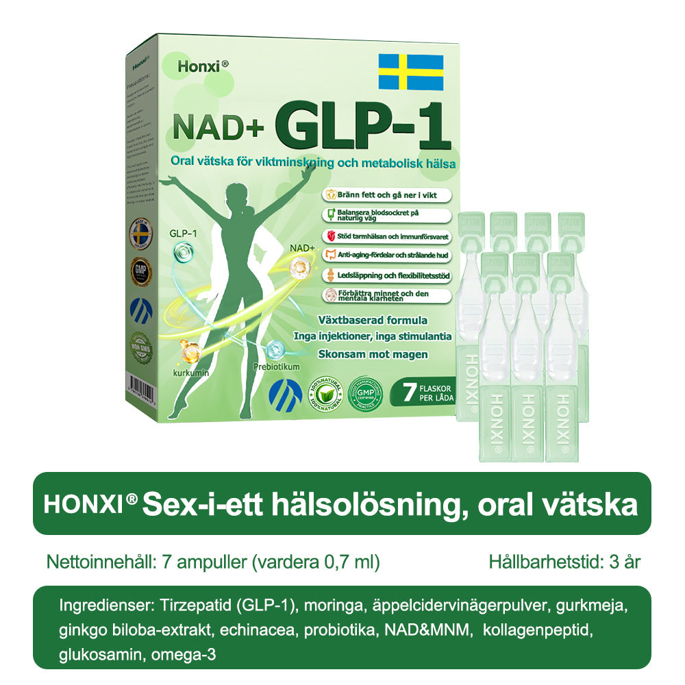 SmartHealth™ NAD+GLP-1 Oral vätska för viktminskning och metabolisk hälsa! Se erbjudandena
