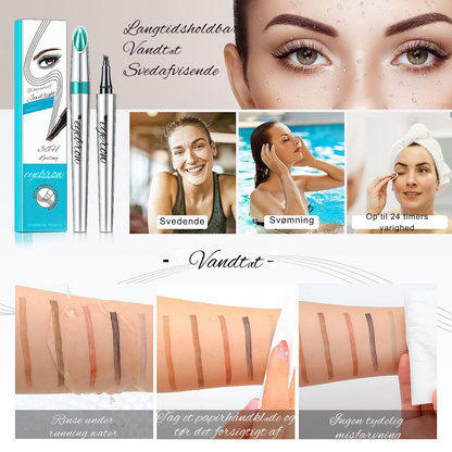 LashPro | 3D Vattentät mikroblading ögonbrynsstift 4 gaffelspets tatueringsstift (2-pack)
