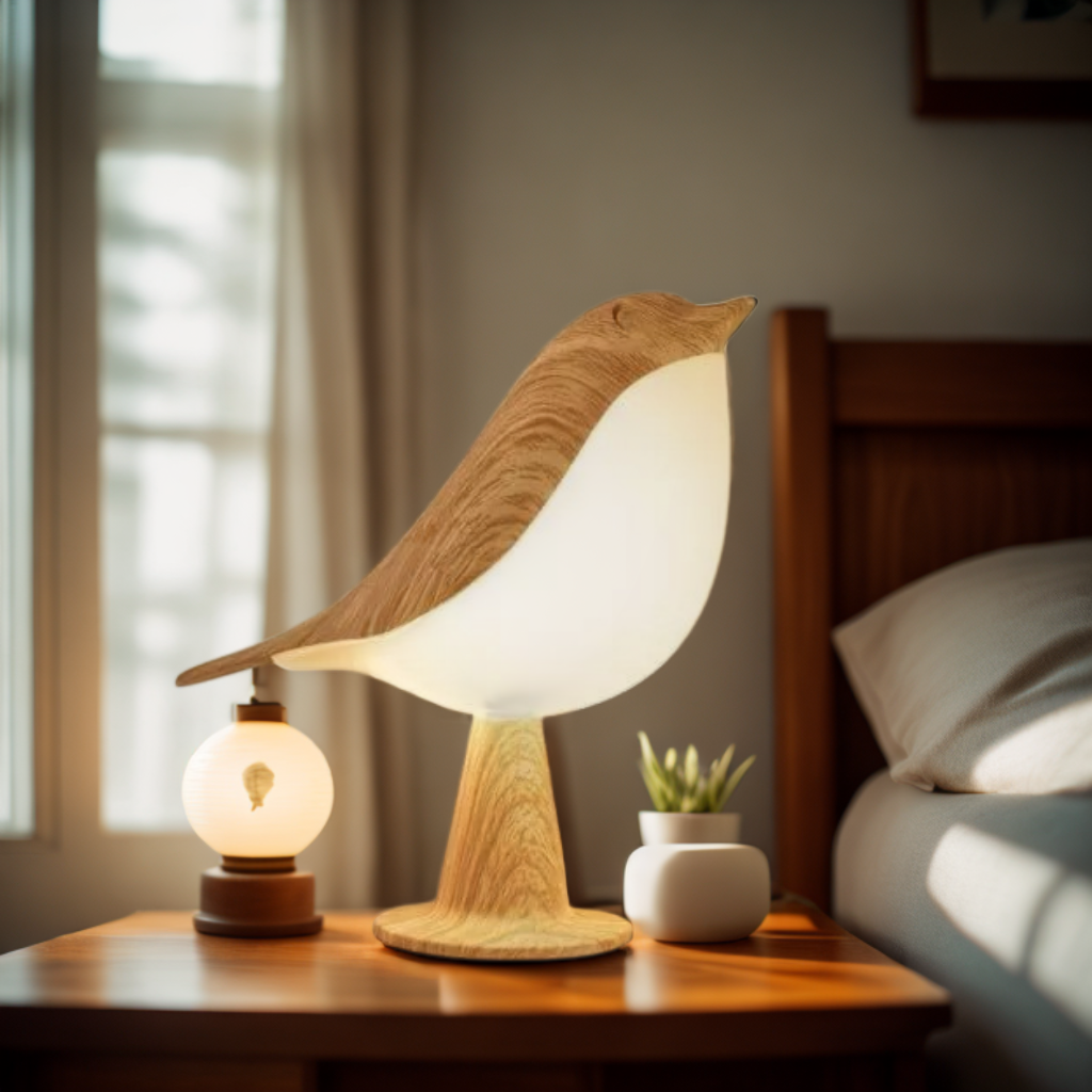 GlowBird™ | Skapa ett varmt sken med en touch av naturens magi