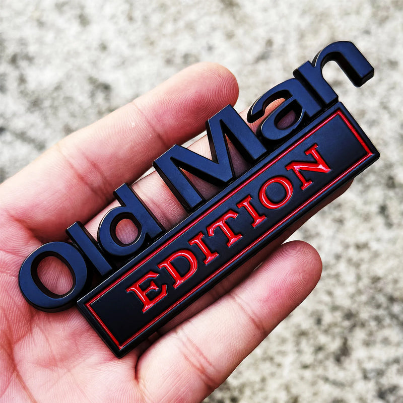 OldManEdition™ | Rolig emblem för din bil