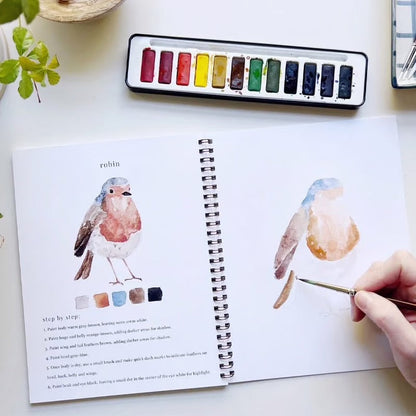 StartAkvarell™ | Tänd din kreativitet med vår roliga arbetsbok för akvarell!