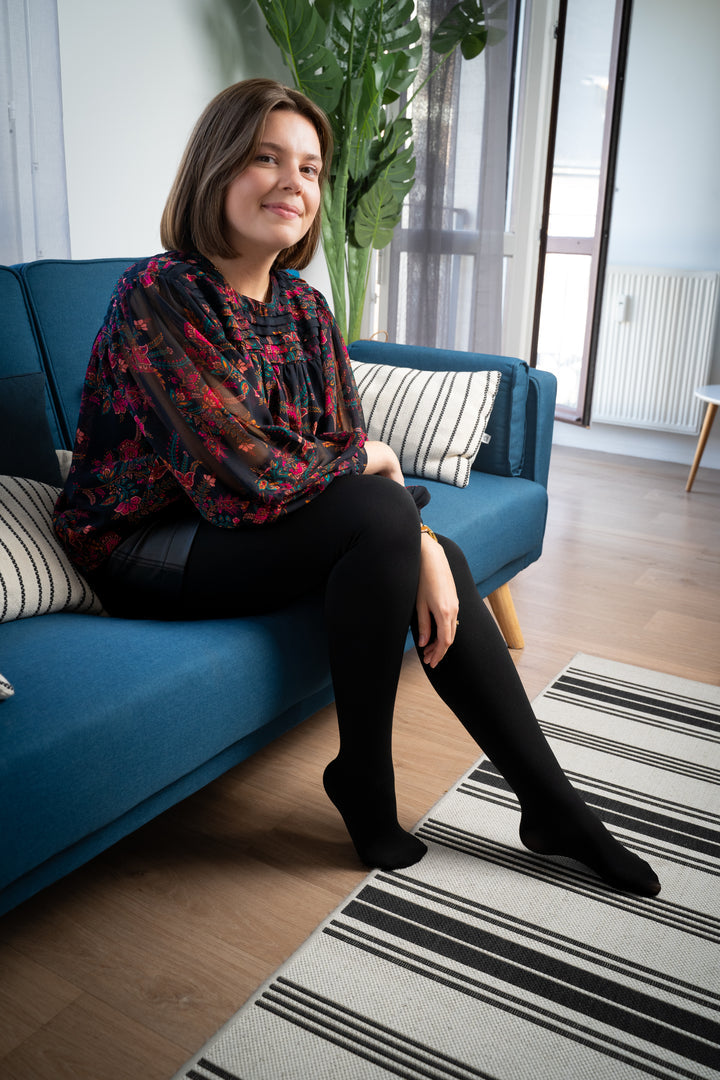 HotPanty™ | Transparenta Fleece-Strumpbyxor