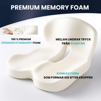 SitRelief™ | Lugnande avlastning för rygg, höfter och svanskota