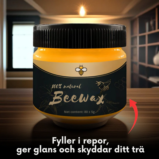 BeeWax | Förnya dina trämöbler utan att renovera + Gratis svamp. 50-70% RABATT!