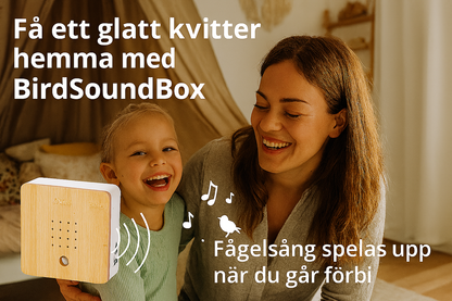 BirdSoundBox™ | BÄSTA PRESENTEN NåGONSIN! 50-80% RABATT & 3+1 GRATIS. Spelar upp underbart avkopplande fågelljud när du går förbi och garanterat att få dig att le varje gång. Med sörelsesensor