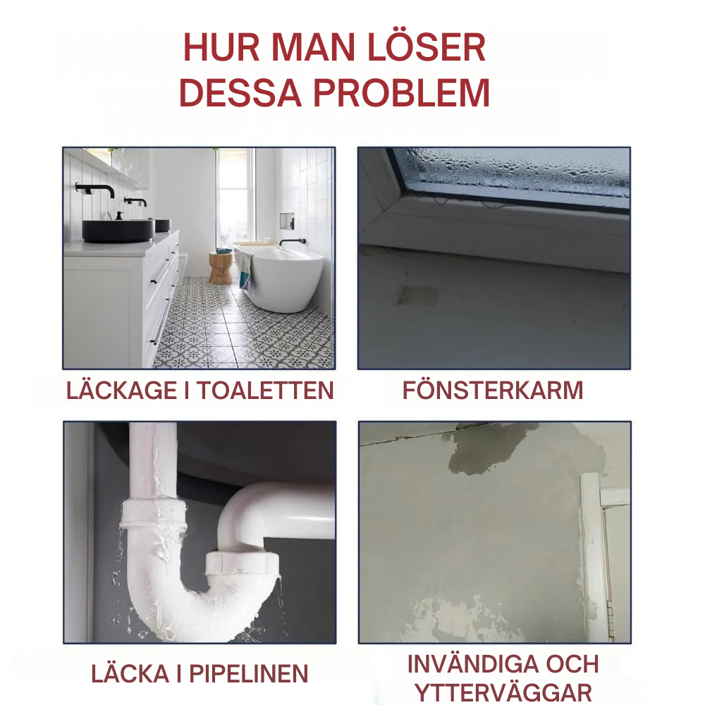 LeakRepair™ Cream | 1+1 & 2+3 GRATIS! Tätar alla läckor. I en blinkning av ett öga.